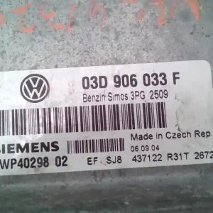 VW POLO V. 02-05 Motorvezérlő egység ecu pcm modul 1.2 benzines bontott alkatrész Népszerű