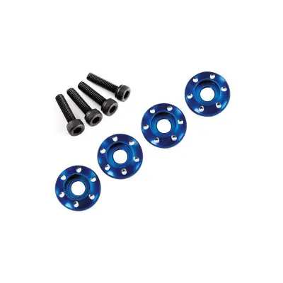 LaTrax - Tárcsa alátét alumínium kék, csavar M3x12mm CS (4) Nézd meg most