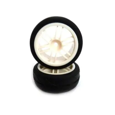 Komplett kerék fehér küllővel (2 db.) Expressz szállítás