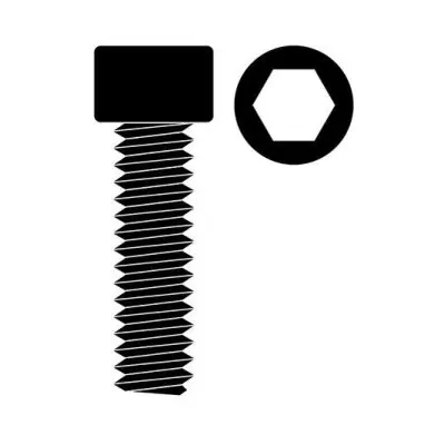 Acél csavar hengeres fejjel, M4x8mm, 10 db. Különleges ajánlat