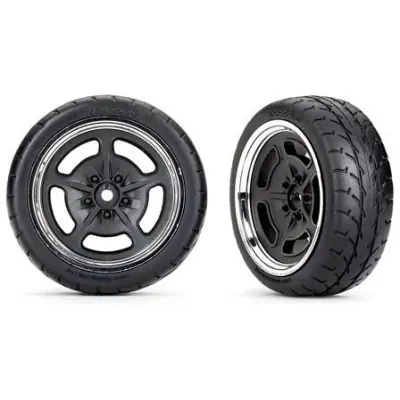 Biztonságos vásárlás Traxxas kerék 1.9", krómozott tárcsa, gumik Reponse (elöl) (2)