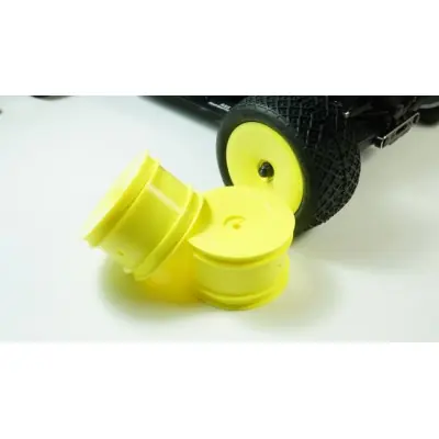 Biztonságos fizetés SWORKz 1/10 2/4WD Off Road Competition hátsó felnik, sárga, 4 db