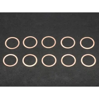 Outlet SWORKz acél távtartó alátétek 10x12x0.1mm, 10db