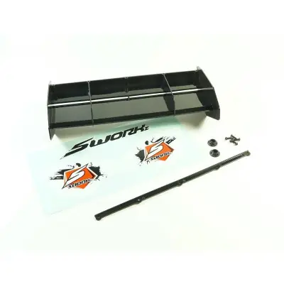 SWORKz 1/8 Off Road FORMULE RACE 2.0 hátsó spoiler, fekete, 1 db. Szuper ajánlat