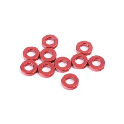 SWORKz alumínium alátétek 3x6x1.5mm, piros, 10 db. Outlet