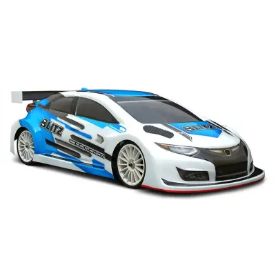 Nézd meg most Áttetsző lexan karosszéria BLITZ MK9 FRONTI 1/10 190mm, vastagság 0,7mm szárnyakkal