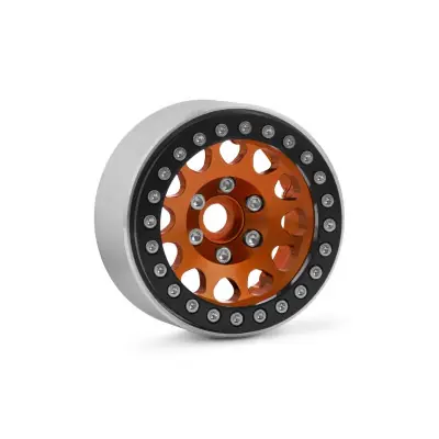 1.9'' alumínium beadlock tárcsák 1/10 lánctalpas/expedícióhoz narancssárga - 2 db Biztonságos vásárlás