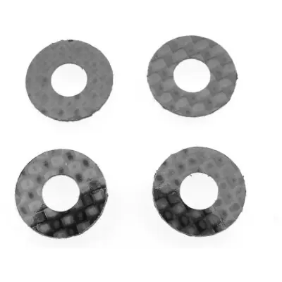 Gyors kiszállítás Ultra 1/10 TC Onroad karbon alátétek, 4 db 6mm-es oszlopokhoz