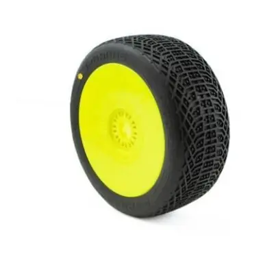 Azonnal elérhető I-BARRS V3 BUGGY C2 (SOFT) ragacsos gumiabroncsok, sárga tárcsák, 2 db.