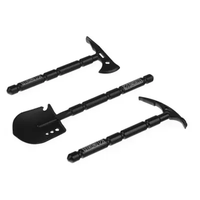 Ásó és csákány, 3 darabos expedíciós készlet 1/10 Kiárusítás