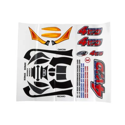 Vedd meg most Matrica készlet a Baja Buggy 4WD RTR-hez.