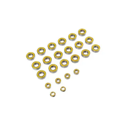 Ne maradj le Csapágyak sárga gumi porvédő sapkakészlet a (KYOSHO/MUGEN/HYPER-7) modellekhez