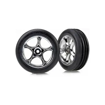 Akciós ár Első kerék bordázott 2.2", ezüst tárcsa (2)