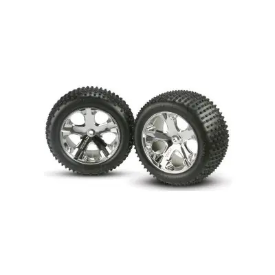 Off-Road hátsó kerék 2.8", ezüst tárcsa (2) Azonnal elérhető