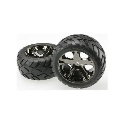 Végkiárusítás Hátsó kerék Anaconda 2.8", fekete tárcsa (2)