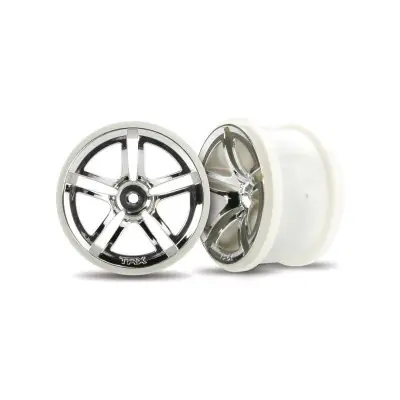 Traxxas disk 2.8" Twin-Spoke ezüst (2) (hátsó) Szezonális akció