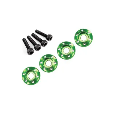 LaTrax - Tárcsa alátét alumínium zöld, csavar M3x12mm CS (4) Kihagyhatatlan ajánlat