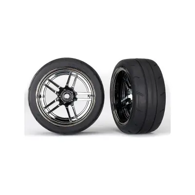 Exkluzív ajánlat 4-TEC 2.0: Hátsó kerekek 1,9" osztott küllős fekete króm (2)