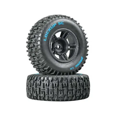 Duratrax kerék Lockup SC C2 első fekete Slash (2) Ajánlat