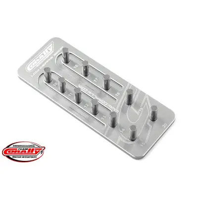 Alumínium fogaskeréktartó 32DP/5.0mm tengely (tizenegy fogaskerékhez) Kihagyhatatlan ajánlat