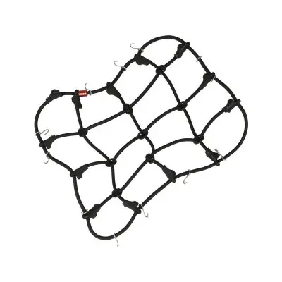 Robitronic biztonsági háló kampókkal 15x12cm fekete Különleges ajánlat