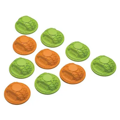 Nézd meg most Tengelypálya jelölő korongok zöld/narancs (10)