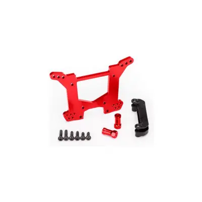 Kedvezmény Traxxas hátsó lengéscsillapító torony alumínium piros