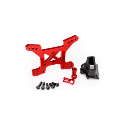 Traxxas első lengéscsillapító torony alumínium piros Olcsó