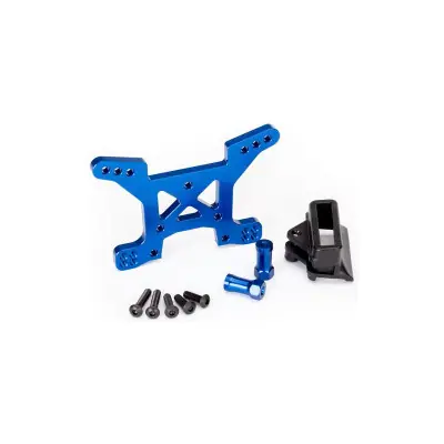 Újdonság Traxxas első lengéscsillapító torony alumínium kék