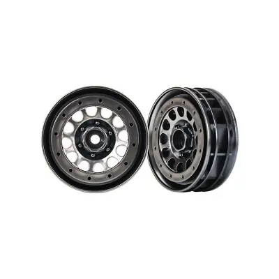 Traxxas 1.9" Method 105 fekete króm (2) Gyors szállítás