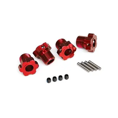 Traxxas alumínium kerékagy piros 17mm (4) Kedvezmény