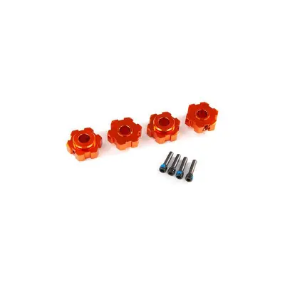 Traxxas alumínium kerékagy narancssárga (2) Gyors kiszállítás