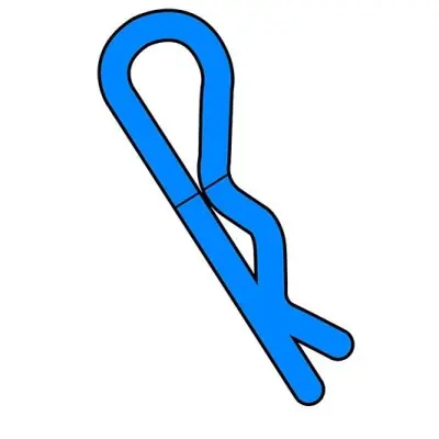 Team Corally - testkapocs - 45°-ban hajlított - nagy - kék - 10 db. Kihagyhatatlan ajánlat