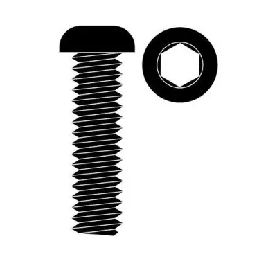 Acél buszcsavar lencsefejjel, M3x6mm, 10 db. Vedd meg online