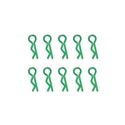 Népszerű Univerzális karosszériakapocs 1/10, zöld (10 db)