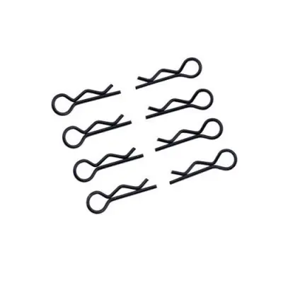 Karosszéria klipszek kicsi 1/10 - jobb és bal 4 db - fekete Különleges ajánlat