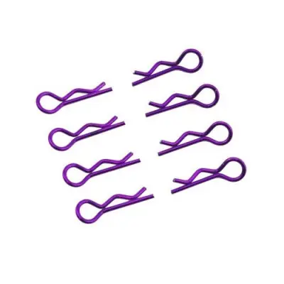 Karosszéria klipszek kicsi 1/8 - jobb és bal 4 db - lila Gyors kiszállítás