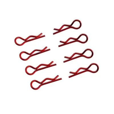 Karosszériakapocs kis 1/8 - jobb és bal 4 db - piros Prémium