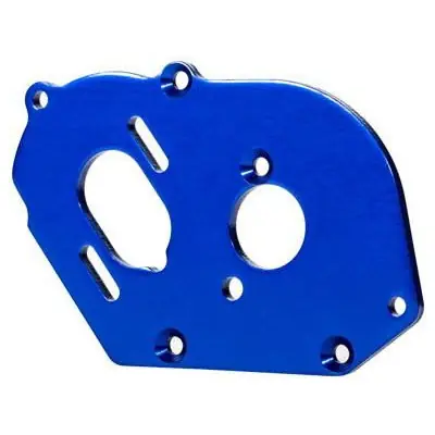 Traxxas motorlemez alumínium 4mm kék Expressz szállítás