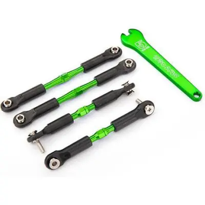 Olcsóbb Traxxas összekötő rúd 39/49mm alumínium zöld (2+2)