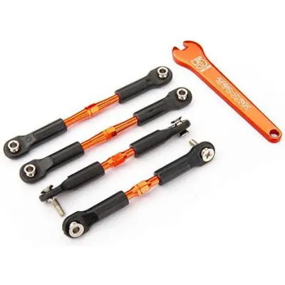 Rendeld meg most Traxxas összekötő rúd 39/49mm alumínium narancssárga (2+2)