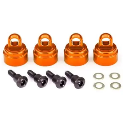 Csak ma Traxxas alumínium lengéscsillapító fej, narancssárga (4)