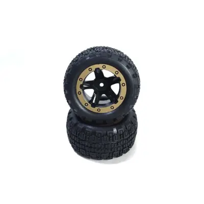 Végkiárusítás Ragasztott gumik 1/16 ST arany 2pcs