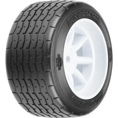 PROTOform kerék 1:10, VTA gumik, fehér tárcsa 31mm (2) Gyors kiszállítás