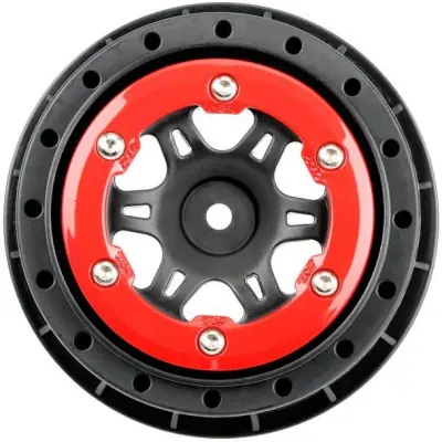 Újdonság Pro-Line Disc 2.2/3.0" Split Six első H12 piros-fekete (2)