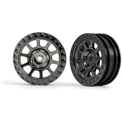 Népszerű Traxxas tárcsa 2.2" fekete króm (2) (elöl)