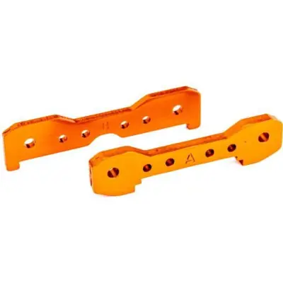 Gyors szállítás Traxxas első karcsap csatlakozó alumínium narancssárga eloxálva