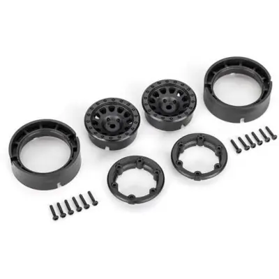 Traxxas 1.0" Method 105 beadlock fekete (2) Prémium