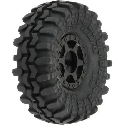 Árcsökkenés Pro-Line kerék 1.0" 1:24, gumiabroncs Interco Super Swamper, fekete felni H7 (4)