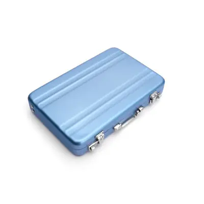 Kedvezmény Fém, kék expedíciós koffer 1/10